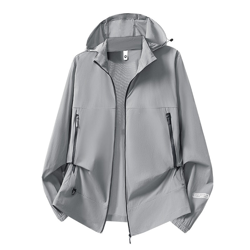 Men's Lightweight Softshell Transition Jacket with Hood, wind and water-repellent shell & adjustable drawstring hem Mune Fashion