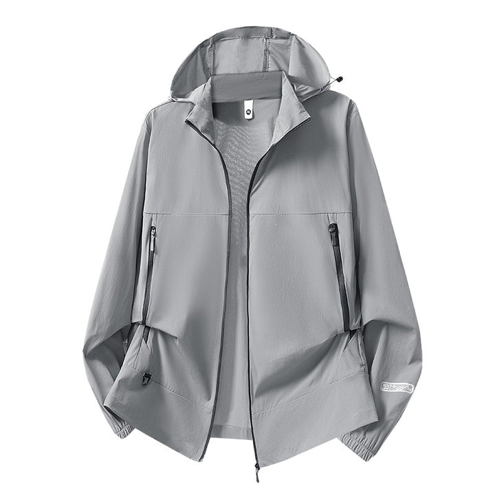 Men's Lightweight Softshell Transition Jacket with Hood, wind and water-repellent shell & adjustable drawstring hem Mune Fashion