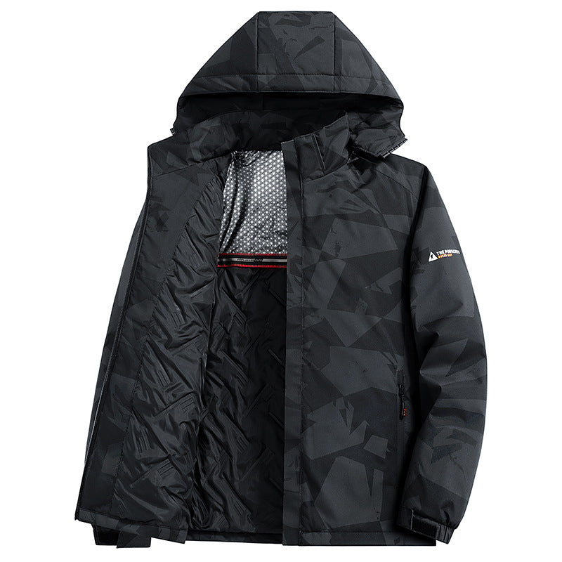 Men's urban functional jacket with hood Mune Fashion