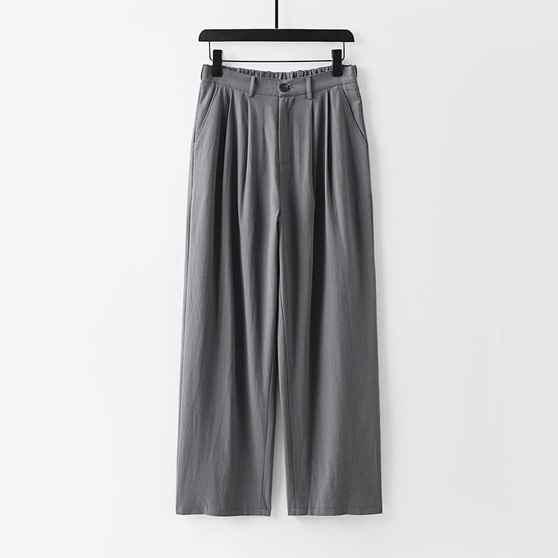 Women's wide trousers with a high waist and pleats Mune Fashion