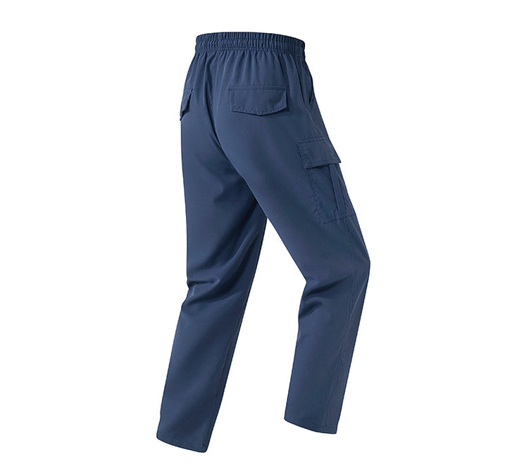 Men's cargo pants with elastic waistband and practical pockets Mune Fashion