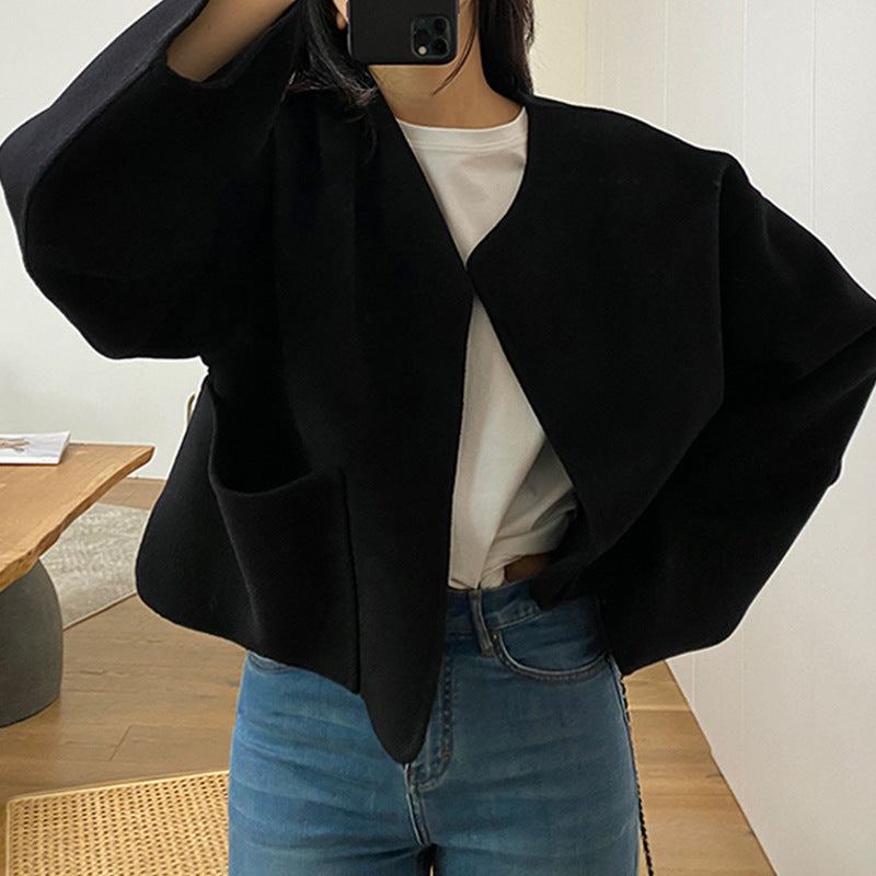 Ladies Cozy and Elegant Oversized Jacket Mune Fashion