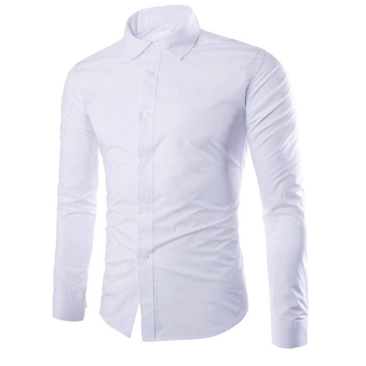 Men's tailored business shirt with Kent collar, lightweight stretch and slim silhouette Mune Fashion
