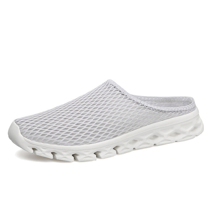 Unisex nan breathable mesh mule shoe with flexible honeycomb outsole and ergonomic footbed Mune Fashion