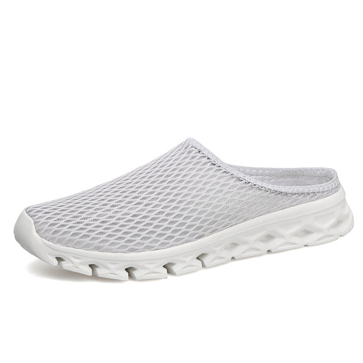 Unisex nan breathable mesh mule shoe with flexible honeycomb outsole and ergonomic footbed Mune Fashion