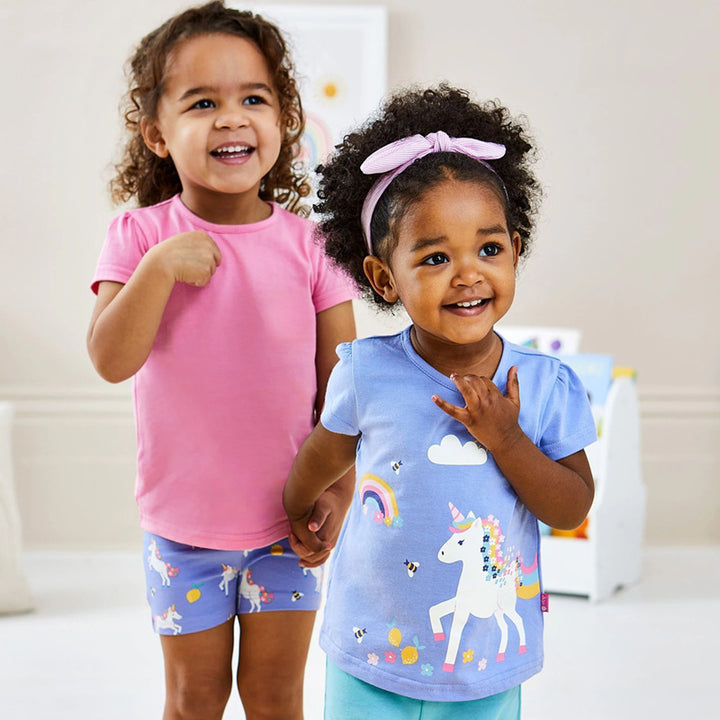 Girl's T-shirt with playful unicorn design Mune Fashion