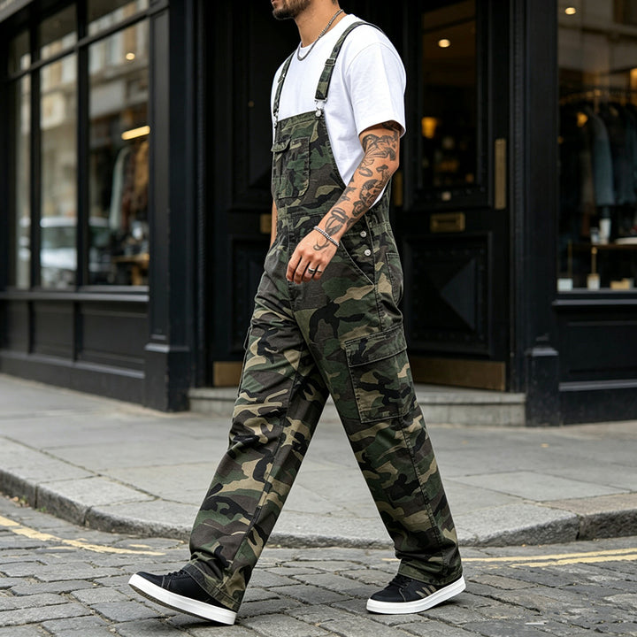 Men's Fashion Camouflage Overalls Mune Fashion