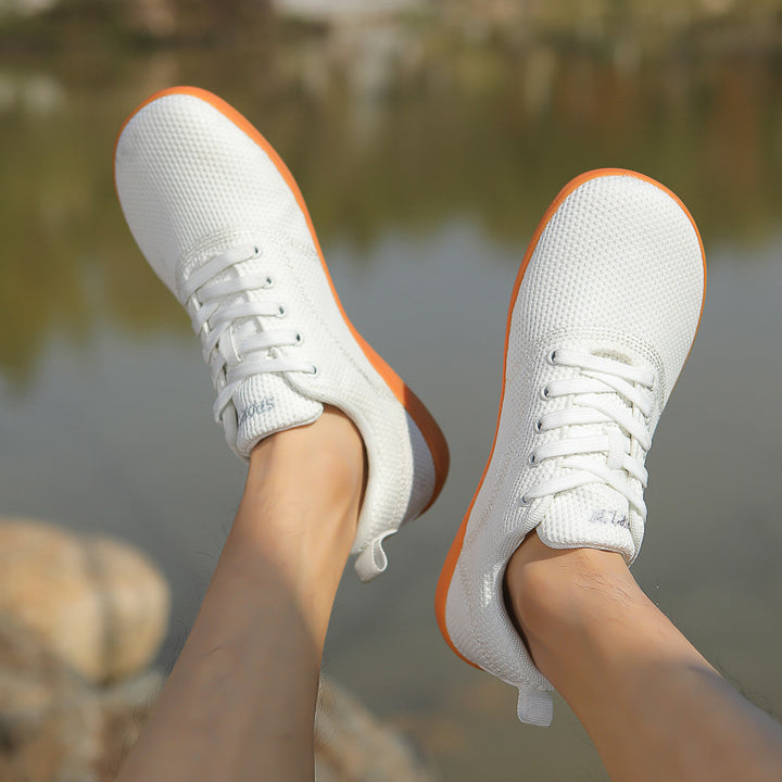 Women's nan feather-light knit sneakers with seamless mesh upper material, breathable structure, and flexible microcell sole Mune Fashion