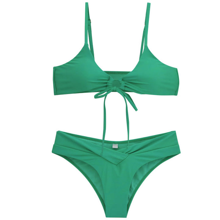 Women's bikini set with adjustable top and stylish wrap design Mune Fashion
