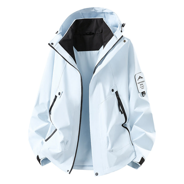 Men's Two-in-One Weather Protection Jacket with Removable Padded Vest and Adjustable Hood Mune Fashion
