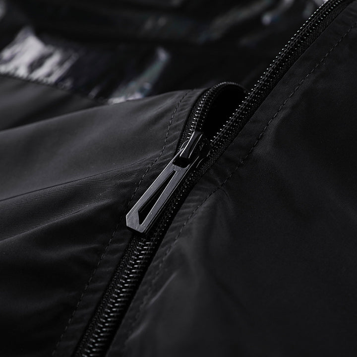 Men's Stylish Transitional Jacket with High-Shine Outer Material Mune Fashion