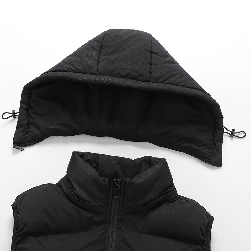 Women Padded Hooded Vest Mune Fashion