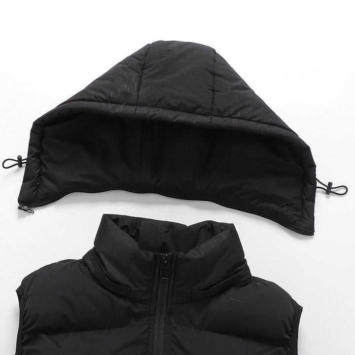 Women Padded Hooded Vest Mune Fashion
