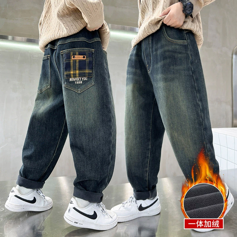 Men's baggy jeans with creative pockets Mune Fashion