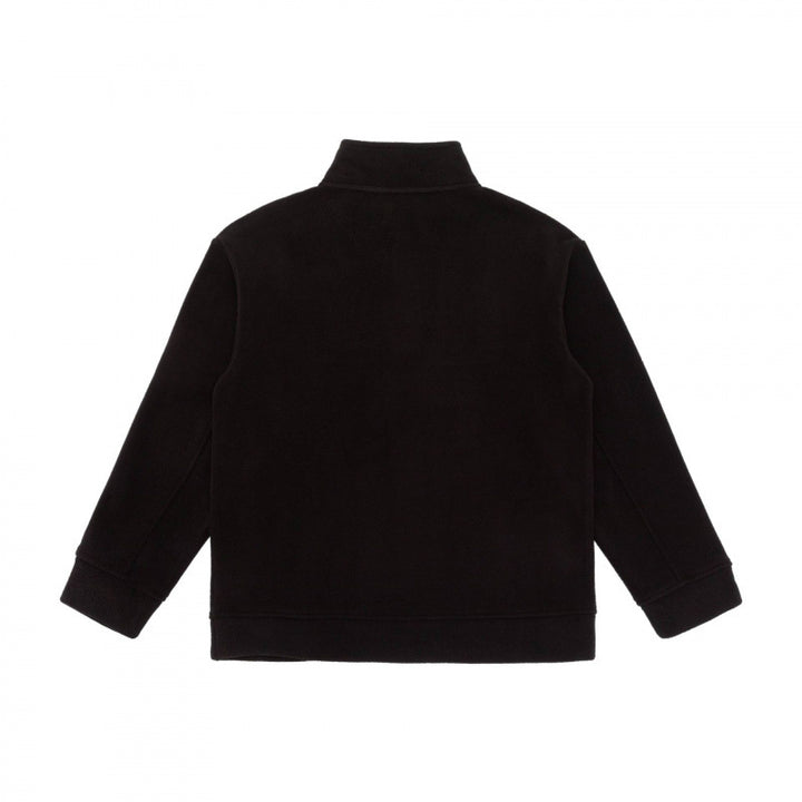 Unisex Henley fleece pullover with short button closure, stand-up collar and boxy cut Mune Fashion