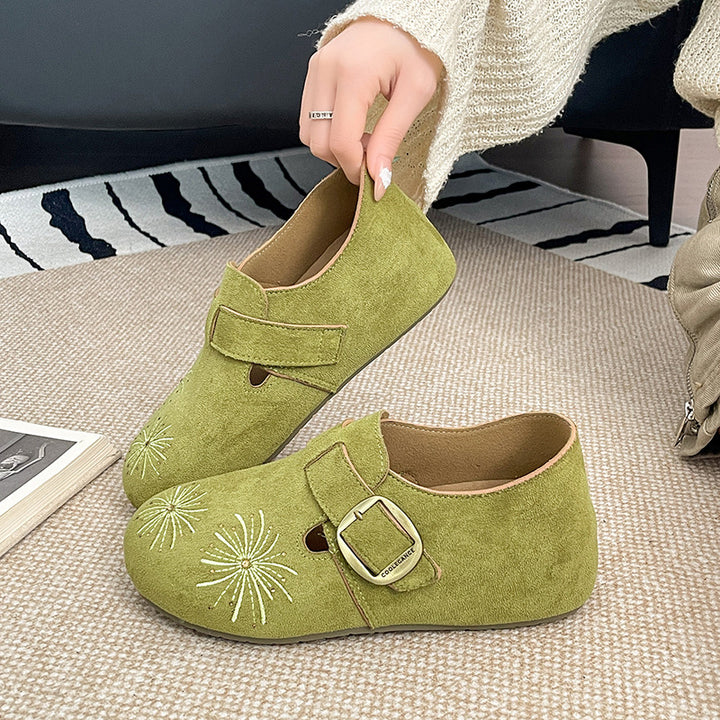Women Elegant and Comfortable Clogs made from High-Quality Suede Mune Fashion