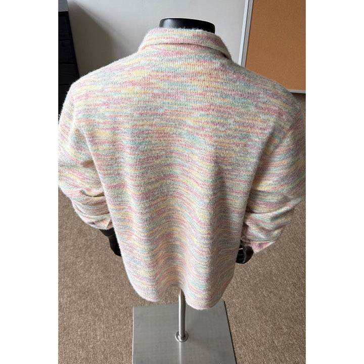 Women's Stylish Cardigan with Colorful Pattern Mune Fashion