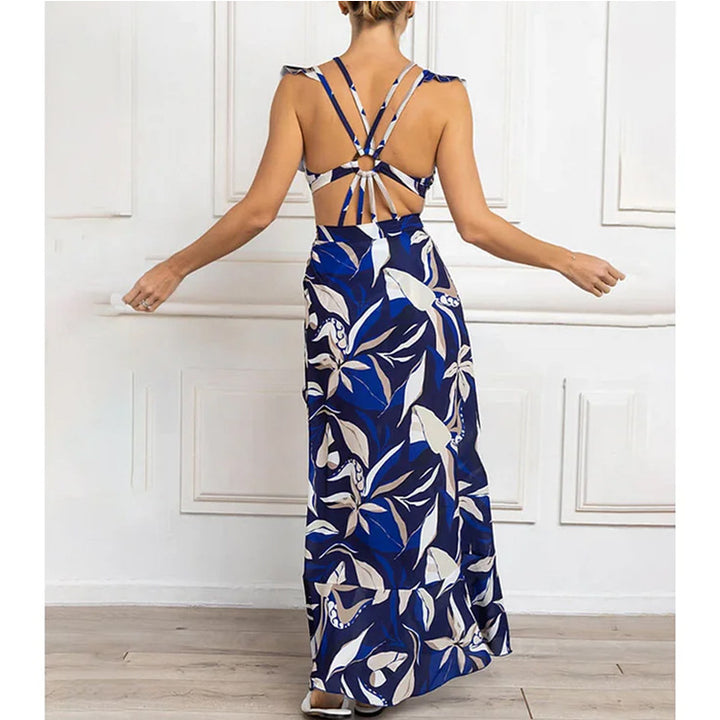 Women's bikini set with elegant top and flowing maxi skirt Mune Fashion