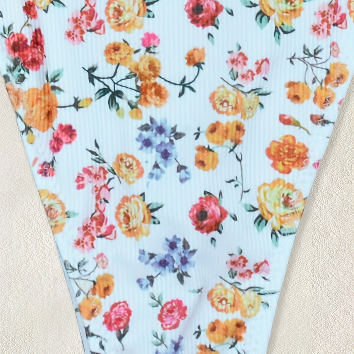 Ladies Floral Pattern Bikini Mune Fashion