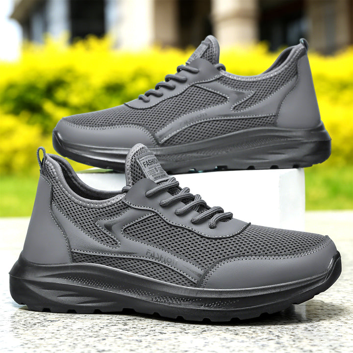 Men's breathable lightweight running sneakers with reinforced toe cap and cushioning memory EVA sole Mune Fashion