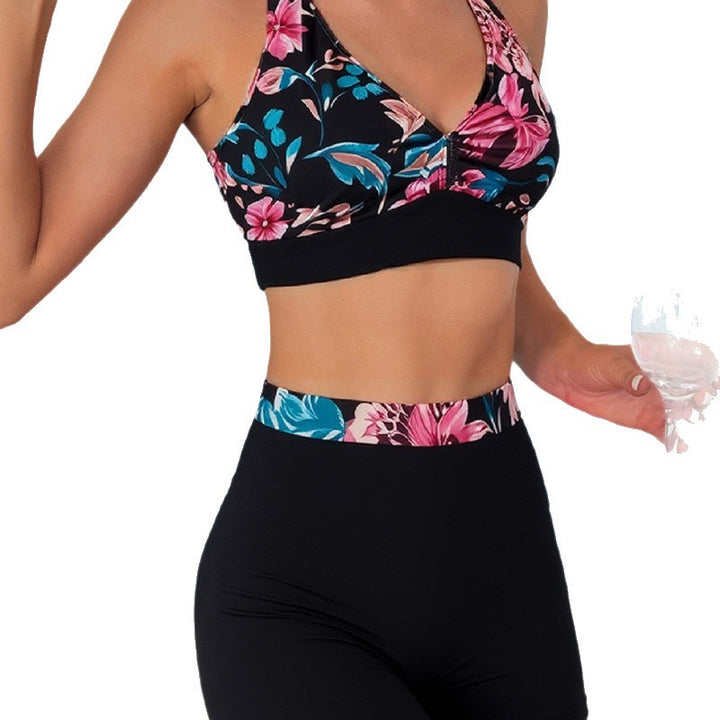 Women’s Sporty Swim Top and High-Waist Short Mune Fashion