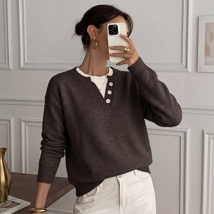 Women's Casual Sweater Mune Fashion