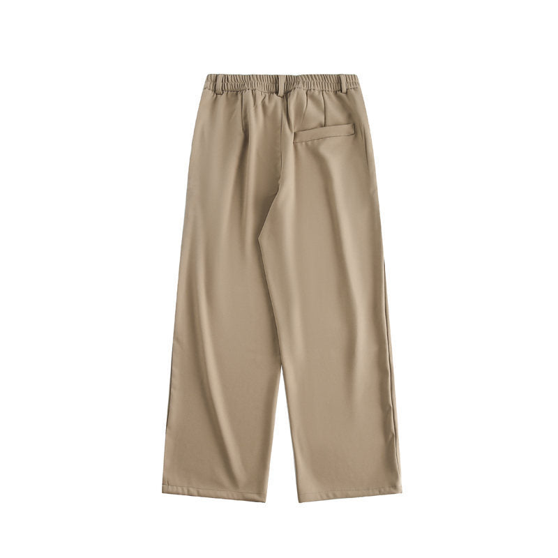 Ladies wide high-waisted trousers with pleats and wide leg Mune Fashion