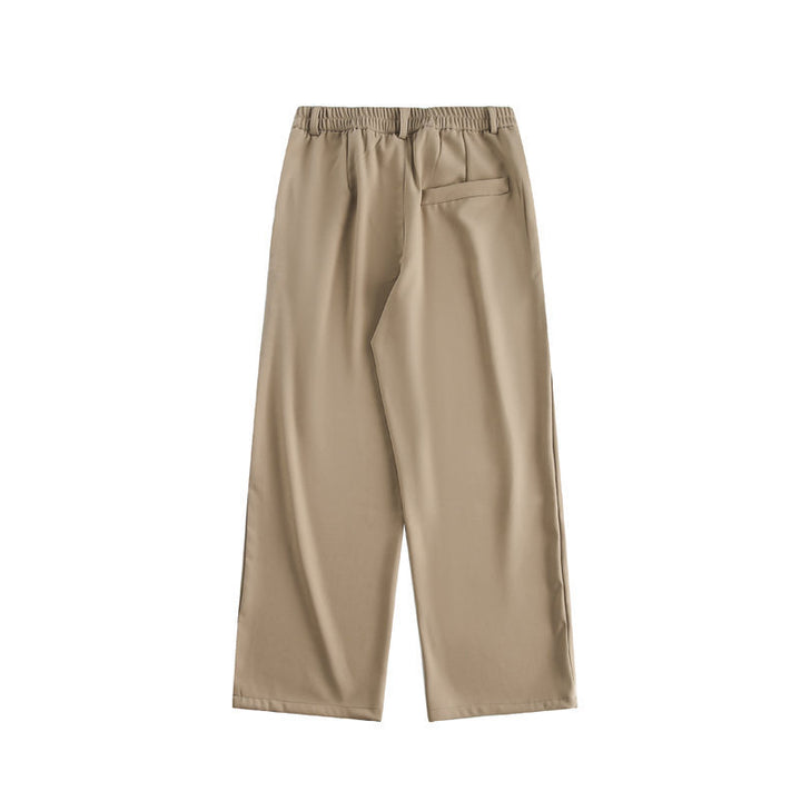 Ladies wide high-waisted trousers with pleats and wide leg Mune Fashion