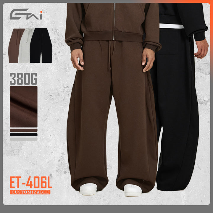 Women's loose-fitting jogging pants with elastic waist, drawstring, and side pockets Mune Fashion