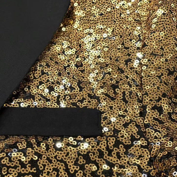 Men's Glamorous Sequin Blazer Mune