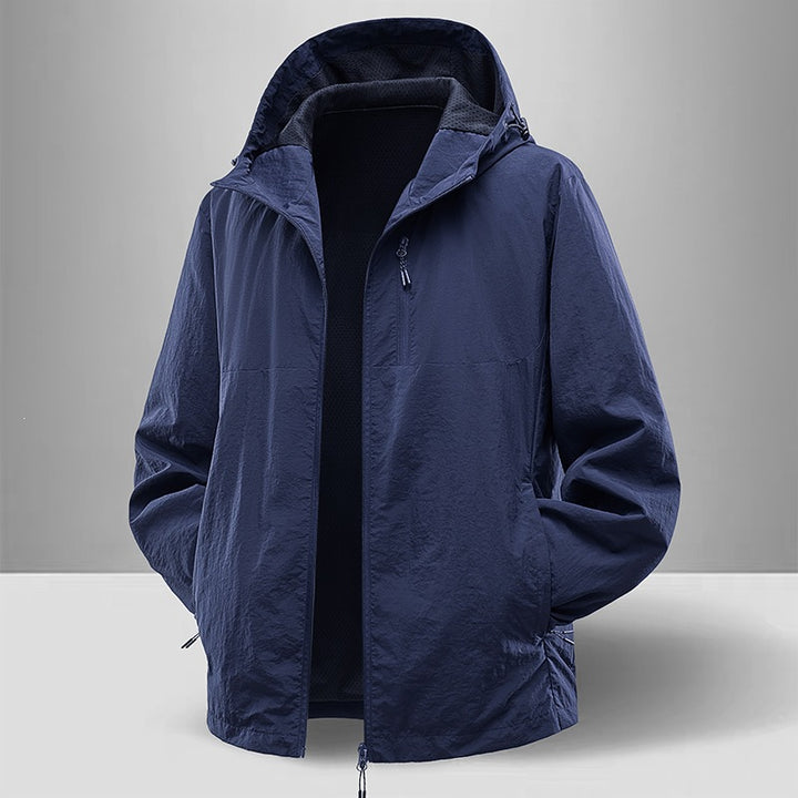 Men's Lightweight and Breathable Rain Jacket Mune Fashion