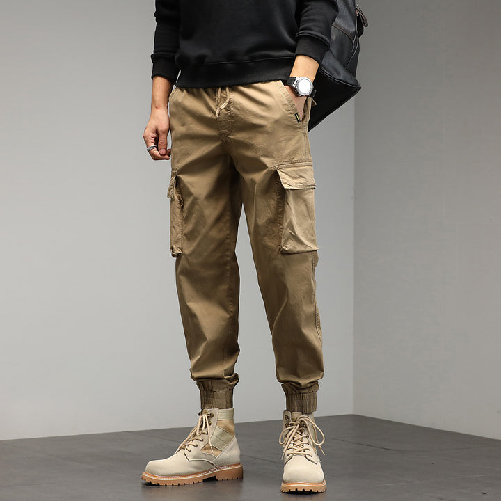 Men's Cargo Jogger Pants with multifunctional cargo pockets and elastic hem Mune Fashion