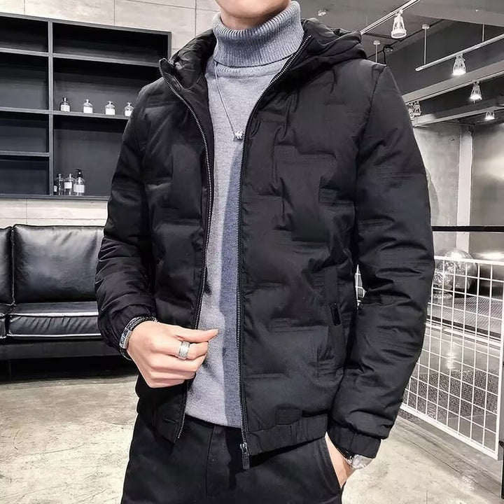 Men's Padded Quilted Jacket with Hood Mune Fashion