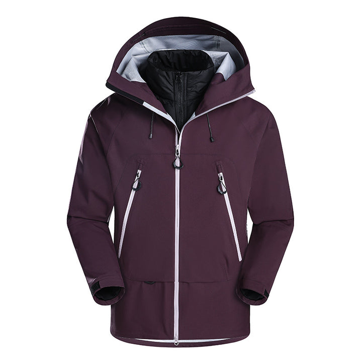 Men's waterproof softshell jacket with removable quilted inner jacket Mune Fashion