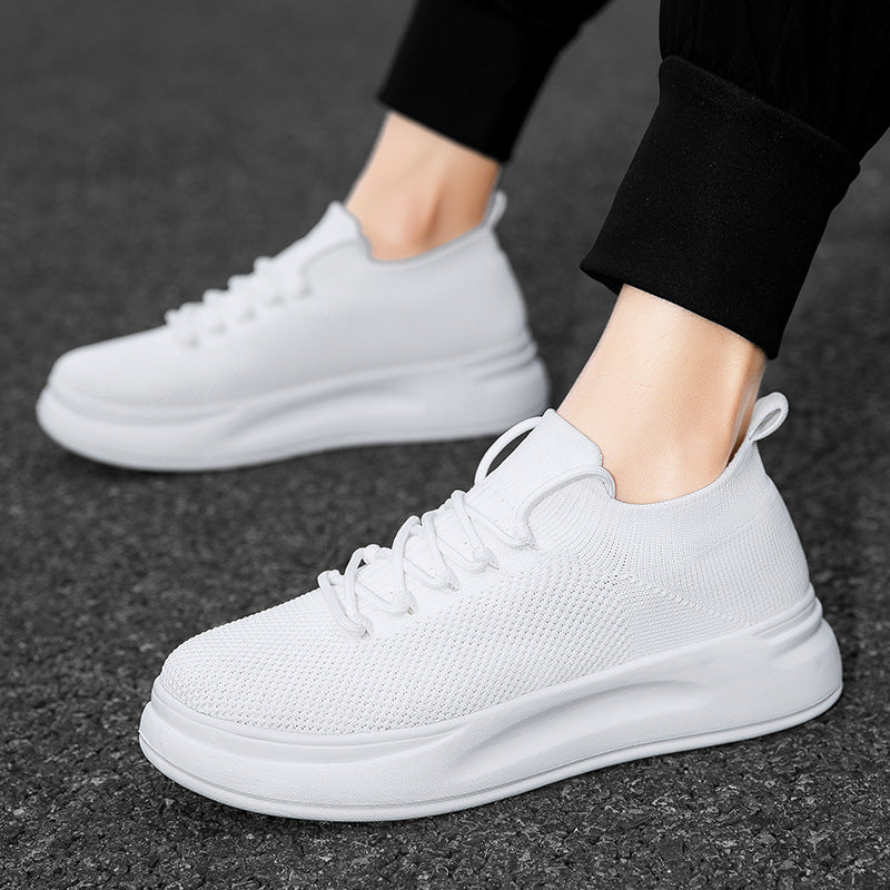 Women's nan elastic knit slip-on sneaker with viscoelastic insole and cushioning platform outsole Mune Fashion
