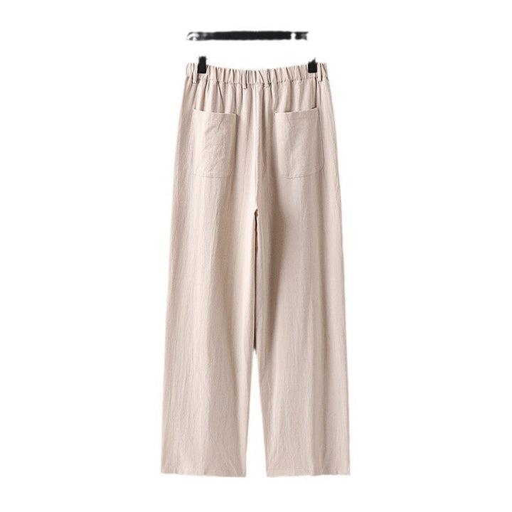 Women's wide trousers with a high waist and pleats Mune Fashion