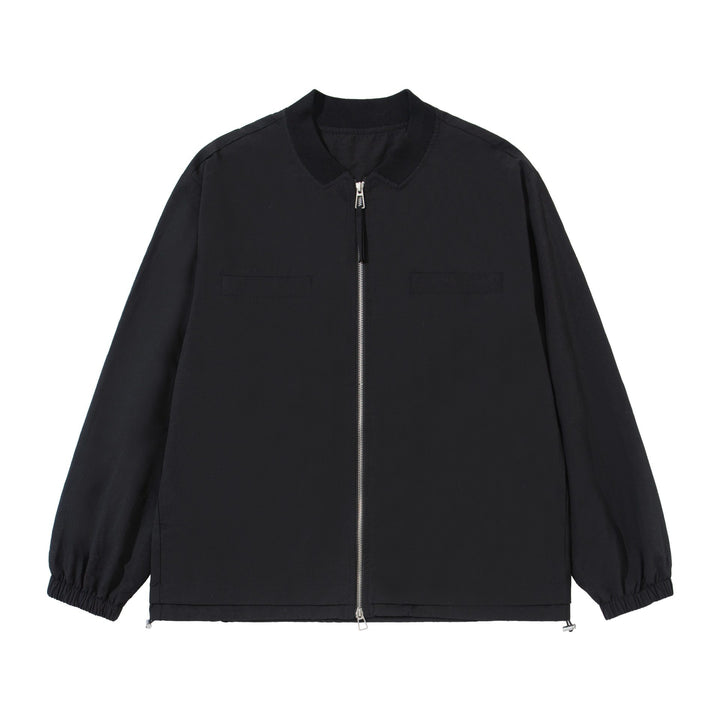 Women's loose-fitting bomber jacket with two-way zipper and drawstring Mune Fashion