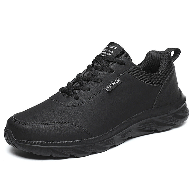 Men's slim city sneaker with water-repellent synthetic leather upper, shock-absorbing EVA midsole, and padded heel collar Mune Fashion