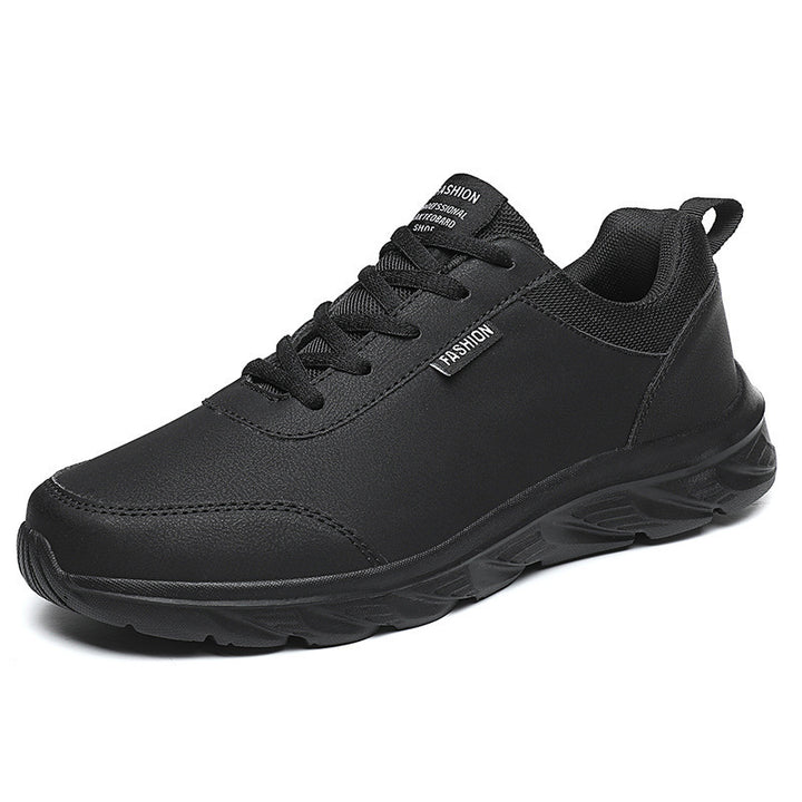 Men's slim city sneaker with water-repellent synthetic leather upper, shock-absorbing EVA midsole, and padded heel collar Mune Fashion