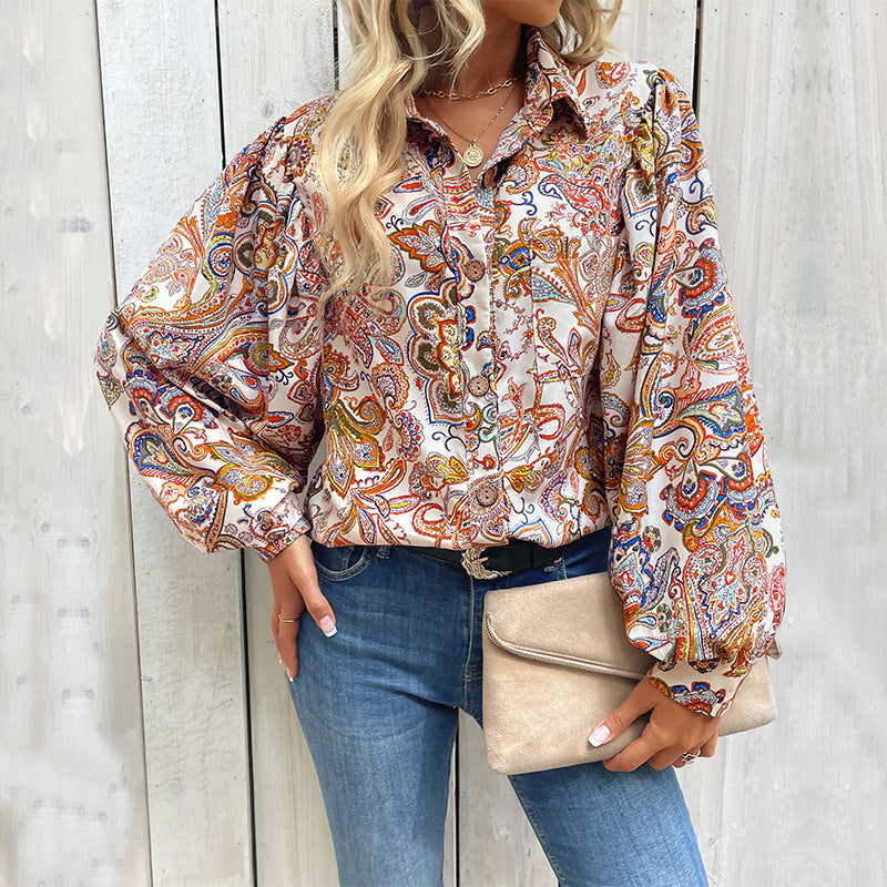 Women Playfully patterned blouse Mune Fashion