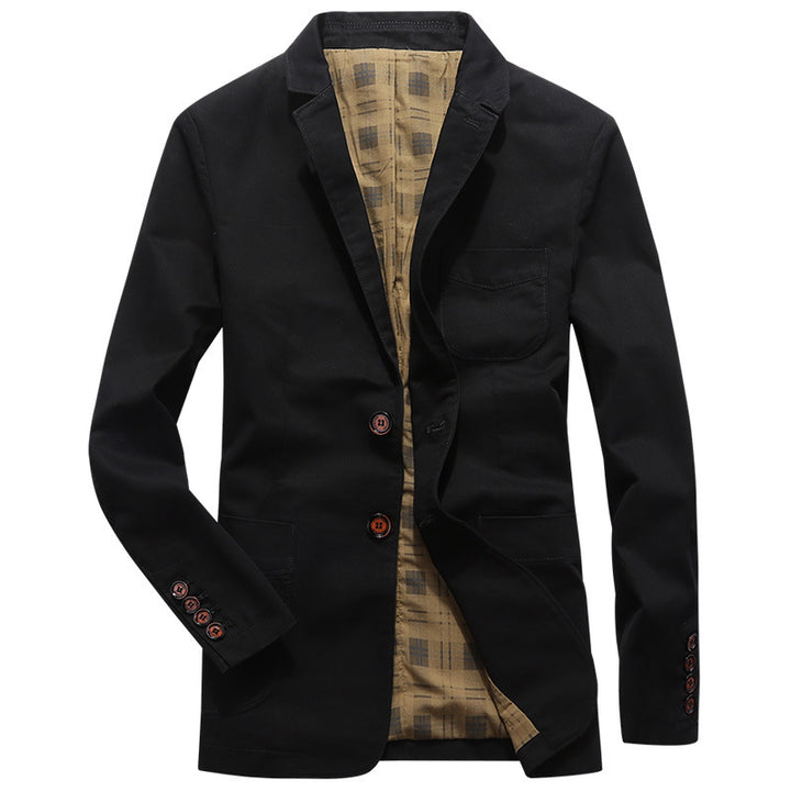 Men's blazer in field style made of premium canvas with patch pockets Mune Fashion