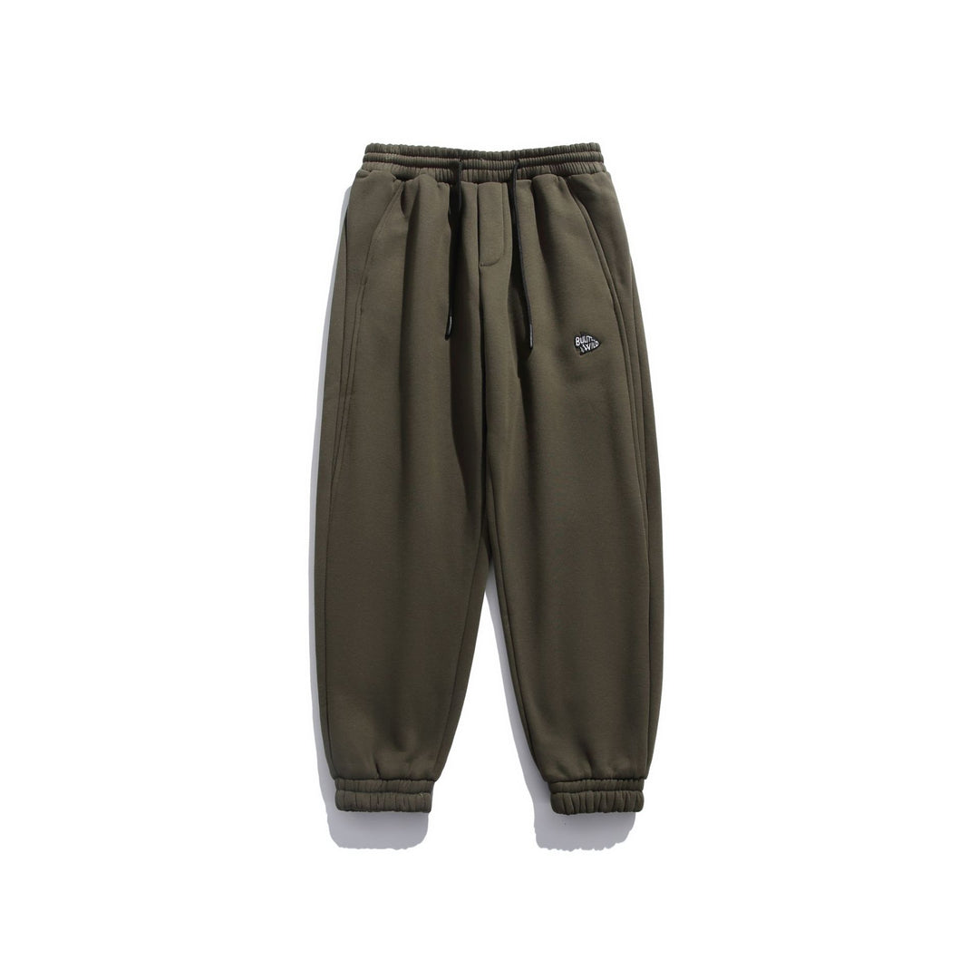 Unisex locker cut fleece jogging pants with drawstring, elastic hem and side pockets Mune Fashion