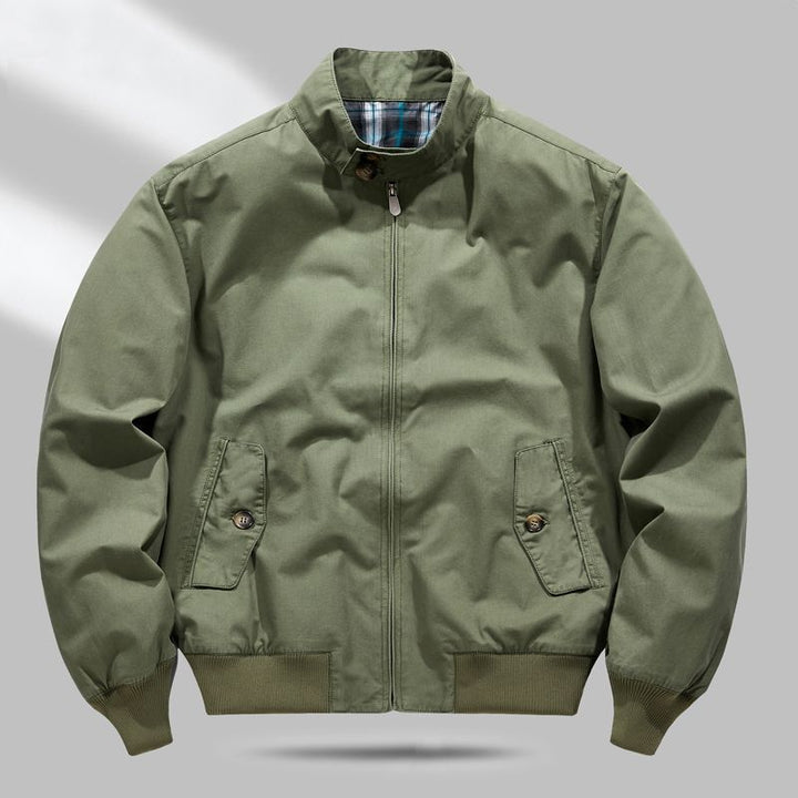 Men's Lightweight Transition Jacket with Checked Lining Mune Fashion
