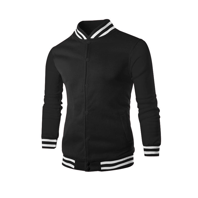 Men's nan college cardigan in retro look with ribbed collar, snap button closure and side pockets Mune Fashion