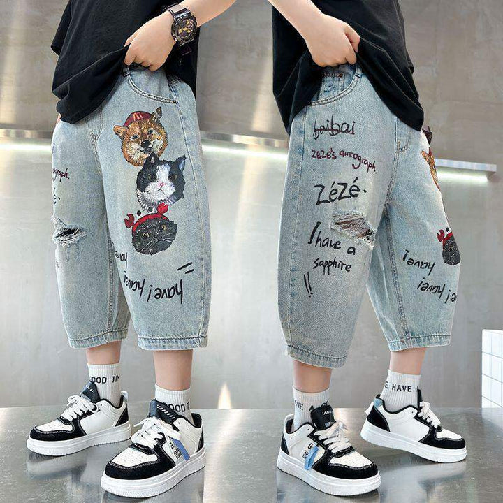 Unisex loose Denim Pants Mune Fashion