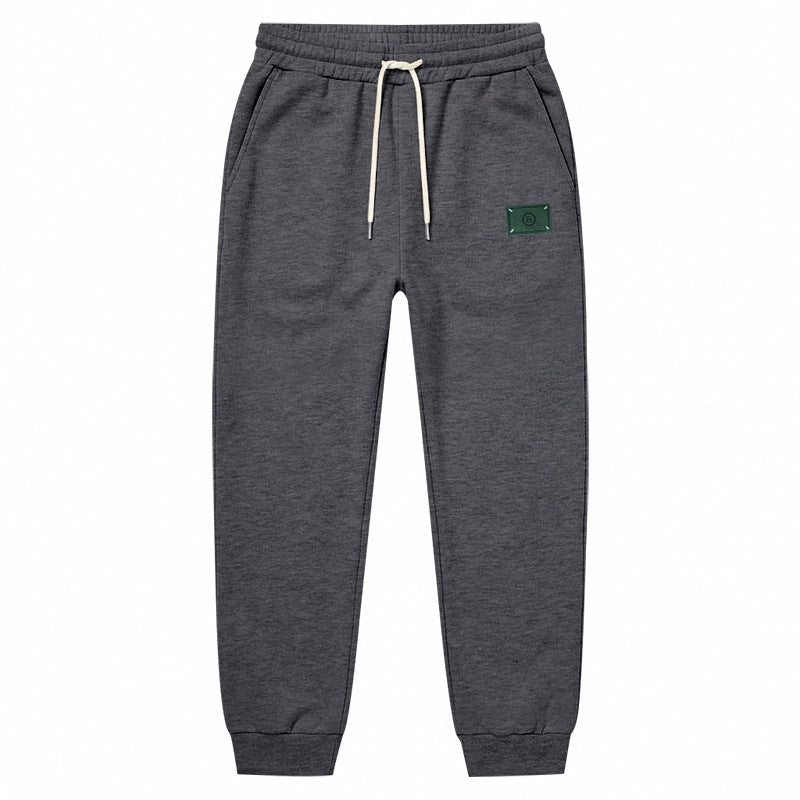 Men's Minimalist Fleece Jogging Pants with Elastic Drawstring and Narrow Cuffs Mune Fashion