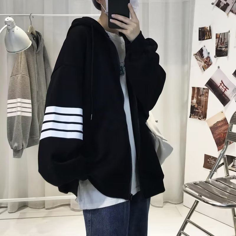 Unisex Comfortable Oversized Hoodie Jacket with Textured Design Mune Fashion