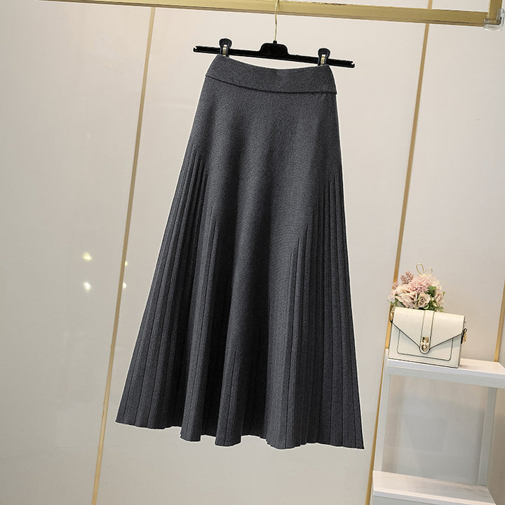 Women's Pleated Wrap Skirt Mune Fashion