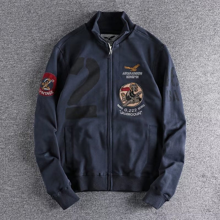 Men's Leisure Jacket with Vintage Design Mune Fashion