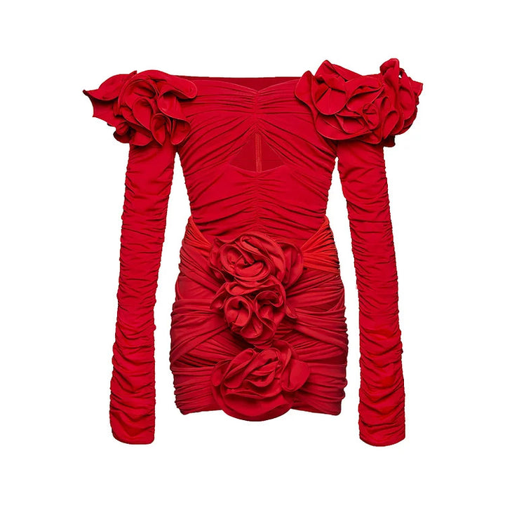 Women's One-Piece Swimsuit with Elaborate Ruffle Detail Mune Fashion